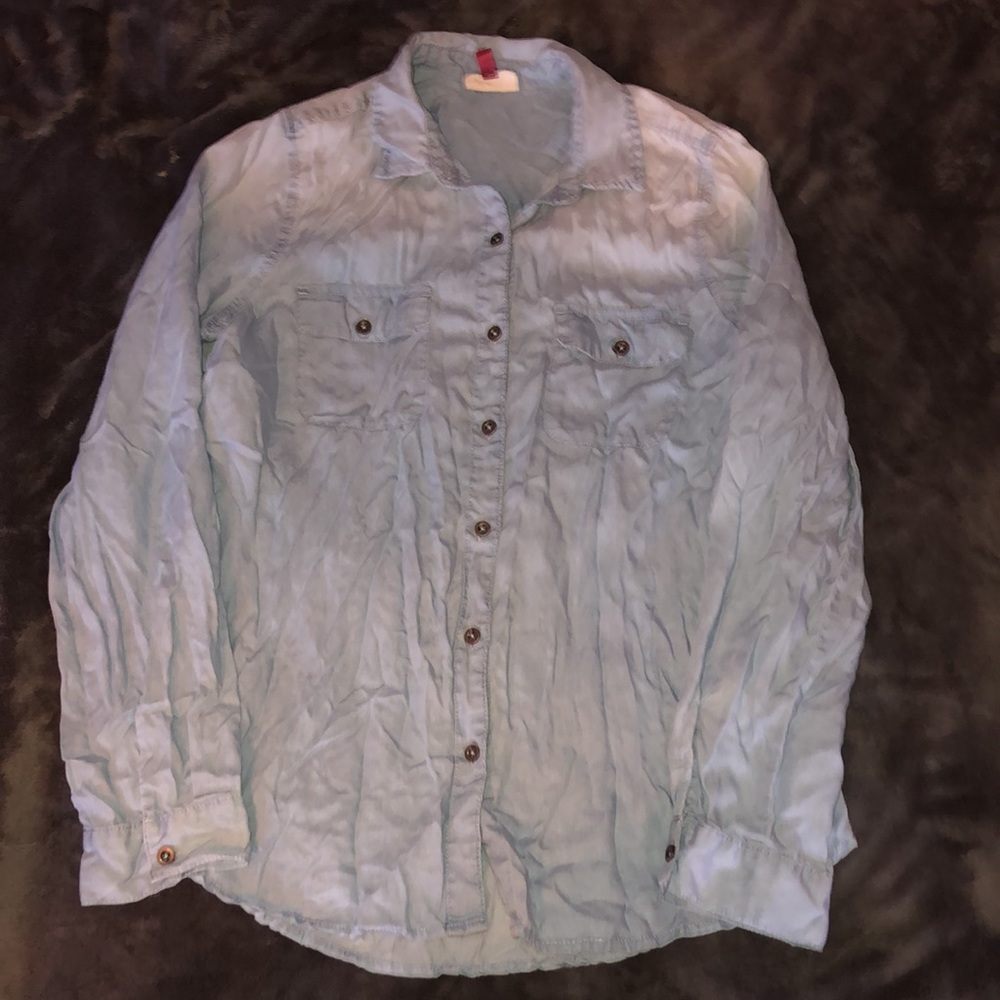 Blue Button Down - image 2